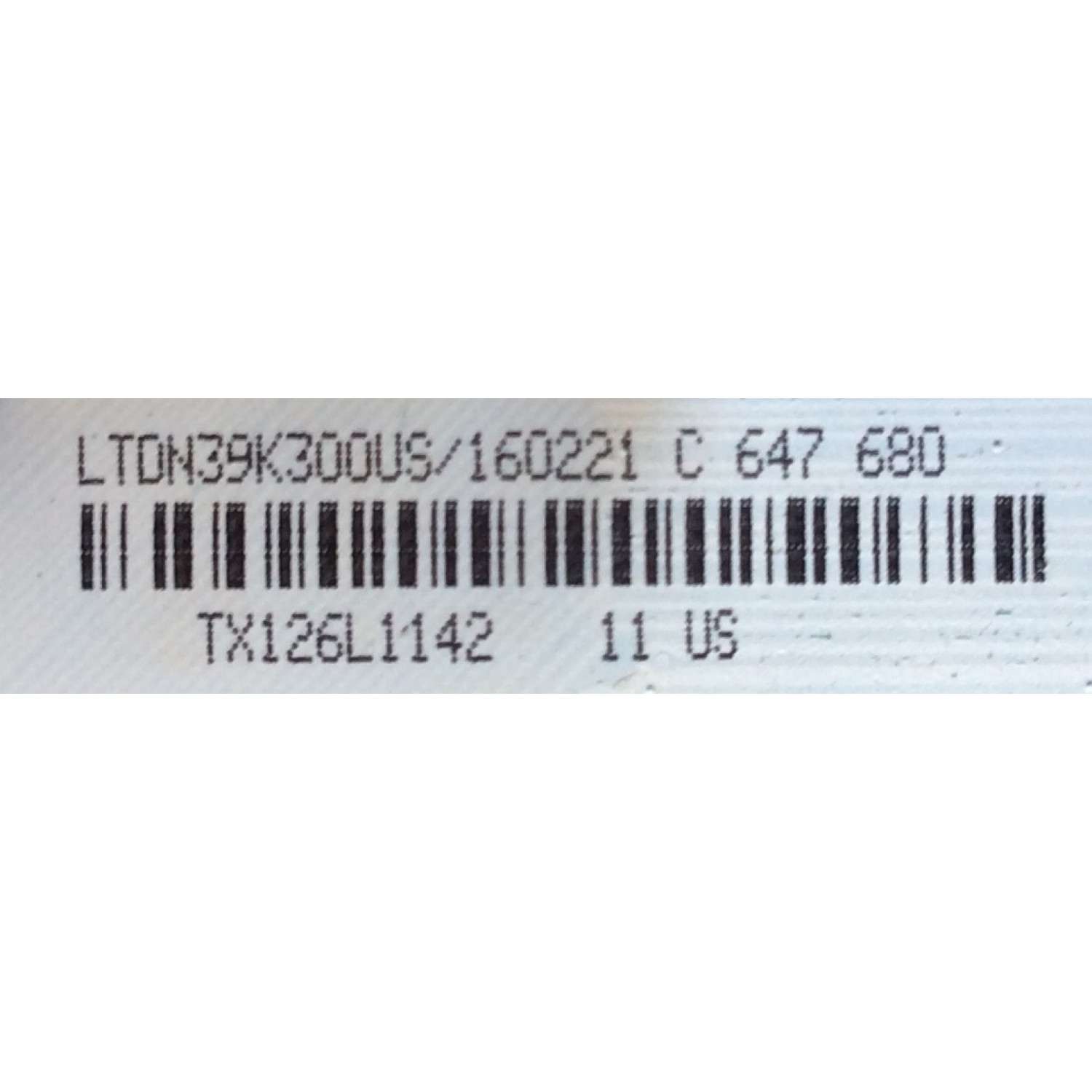 MAIN / INSIGNIA 160221 / RSAG7.820.5028/ROH / 160222 / LTDN39K300US / TX126L1142 / PANEL V390HJ1-LE1 REV.C1 / MODELO NS-39E340A13 - Imagen 2